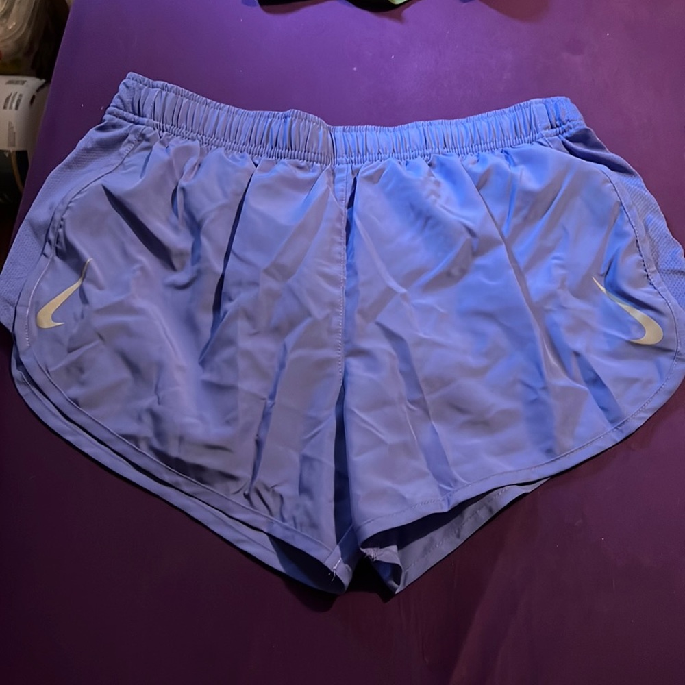 Nike running shorts in purple. Size large